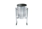 Corbeille circular 60 litres Inox