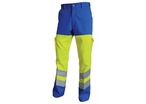 Pantalon Haute visibilité Bleu Azur/Jaune Fluo