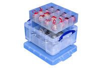 Boîte plastique Really Useful Box en PP recyclé 2 casiers amovibles