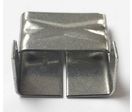 Chapes inox AISI 304 w4 : Clip L W4 Larg 10 pour feuillard ep.0,4 