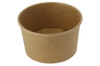 Pot dessert glace kraft brun 220 ml (X1000) Firplast