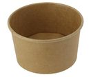 Pot dessert glace kraft brun 220 ml (X1000) Firplast