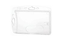 Durable - Porte-badge transparent pour 1 carte - Plastique recyclable - Lacet inclus - 54x85mm