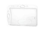 Durable - Porte-badge transparent pour 1 carte - Plastique recyclable - Lacet inclus - 54x85mm