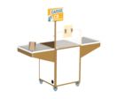 Comptoir de caisse enregistreuse mobile