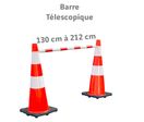 Barre télescopique pour cône