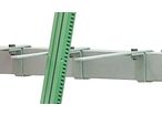 Crochet L.350 mm pour rayonnage porte-barres vertical