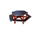 Table pique nique enfants Hexagonale