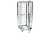 Manutan Expert - Roll-conteneur de sécurité - 600 kg - Acier - 2 fixes + 2 pivotantes - Garantie 10 ans