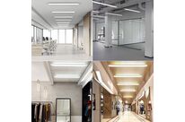 Pack de 4 - Réglette LED 60cm 18W - Blanc Neutre 4000K - 5500K