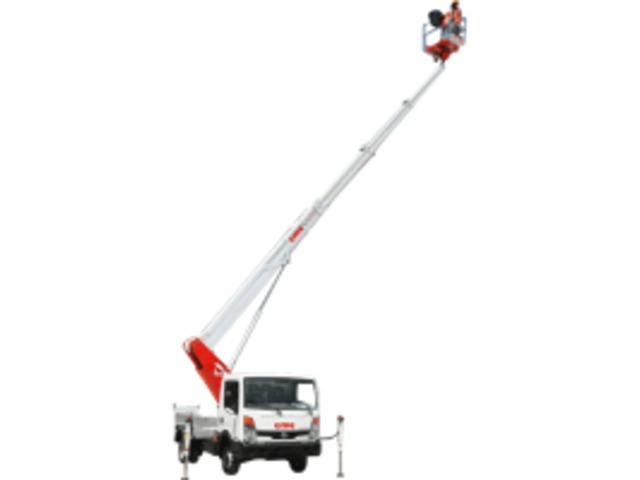 Plateforme de travail élévatrice sur camion CMC PLA250