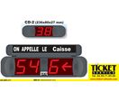 PACK MD21 &amp; MD32 : Afficheur AVEC repérage Guichet - réf. MD21 (2+1) - MD32 (3+2)