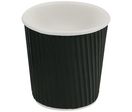Gobelet noir en carton ondulé 10cl double parois x 2000 Firplast