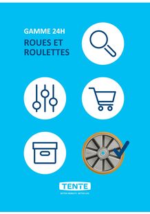 TENTE gamme de roues et roulettes expédiées en 24h
