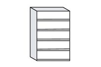 Présentoir à réserve 5 niveaux