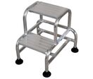 Facal - Marchepied Professionnel Rigolo Aluminium - 2 Marches - Charge 150kg - Hauteur Accès 2.5m - Garantie 10 Ans