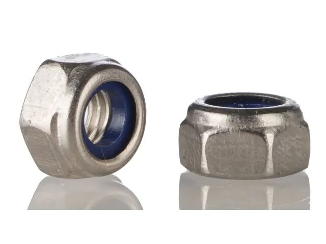 Fixation sécurisée anti-vibrations | Écrou frein M6 à insert nylon RS PRO