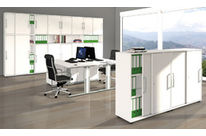 Armoire à portes coulissantes structure et porte mélaminé blanc