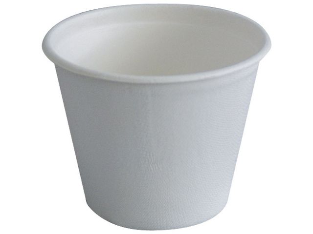Pot à soupe en pulpe blanc 425 ml x 1000 Firplast