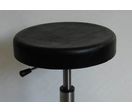 Tabouret P.U. inox vérin gaz 5 patins