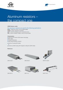 résistances de freinage compactes 