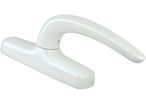 Crémone simple fourche Nefer midi FAPIM - blanc 9010 - 0757BI-32