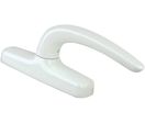 Crémone simple fourche Nefer midi FAPIM - blanc 9010 - 0757BI-32