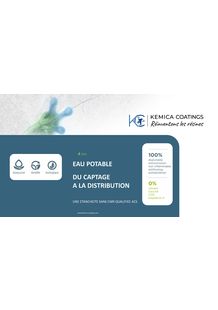 DOCUMENT TECHNIQUE ETANCHEITE EAU POTABLE