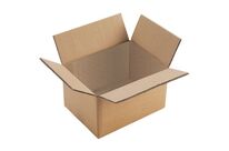 Manutan Expert - Caisse carton double cannelure 600x400x300mm - 72L - Éco-responsable 80% recyclé