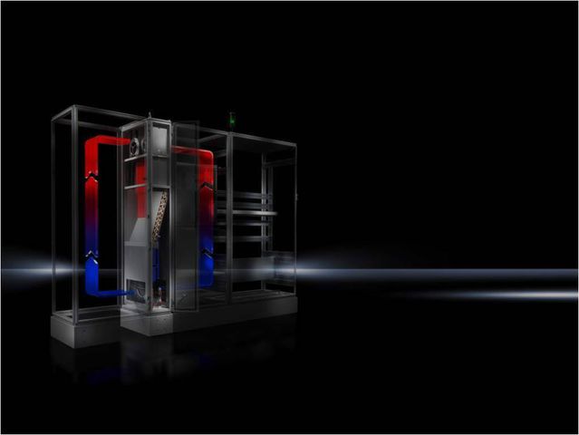 Echangeurs thermiques air-eau LCP industrie pour armoires électriques Rittal