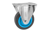 Roulette Résilex  200kg , fixe Ø 100mm, certifiée Origine France Garantie