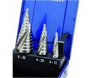 Coffret 3 forets étagés HSS-E à goujure hélicoïdale BOHRCRAFT STB 3 KS-Co