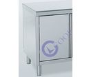 Meuble inox 2 portes 700 x 1 000 mm