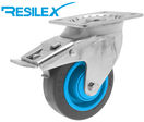 Roulette Résilex  200kg , pivotante à frein Ø 100mm, certifiée Origine France Garantie