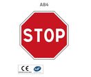 Panneau AB4 Stop
