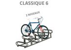 Râteliers range vélos 5 et 6 places sur 2 niveaux