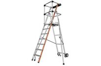 Tubesca-Comabi - Plateforme mobile Veloce 7 marches - Aluminium - 150kg - Hauteur travail 3.63m - Éco-responsable