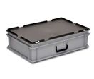 Bac-mallette RAKO en plastique avec couvercle 600 x 400 x 184 mm | 35-208