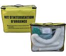 Kit absorbant antipollution - Gamme kits d'intervention d'urgence