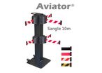 Poteau de balisage à 3 sangles AVIATOR 1 ou 2 niveaux