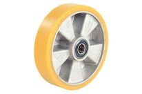 Roue Alu Bandage Polyu F=800kg Diam=200x50 Mm Alesage=20mm