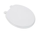 Manutan Expert - Abattant WC Blanc Plastique - 445x375x40mm - Durable et Recyclable