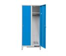 Caray - Vestiaire Séchant Industriel Monocase 2 Portes Gris Clair 500W - 7h Séchage Rapide - Acier Époxy - Livré Monté