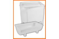 Bacs à grand volume hygiéniques