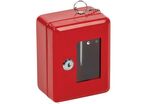 Manutan Expert - Boîte à clé de secours éco Rouge - 3 crochets - Dimensions 120x80x150 mm - Sécurité et accessibilité