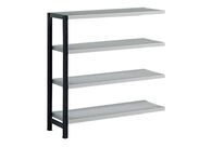 Kit comptoir suivant rayonnage Universel peint claire voie H.1000 x L.1000 x P.400 mm