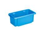 Petite caisse de rangement plastique ouverte 145x385x210mm couleur bleu (Nesta box 7L)