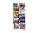 Présentoir Mural Black'Line Transparent Colonne 12 Cases A5
