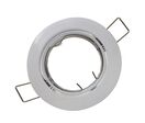 Pack de  10 - Support Spot Encastrable GU10 Rond en Acier - Blanc