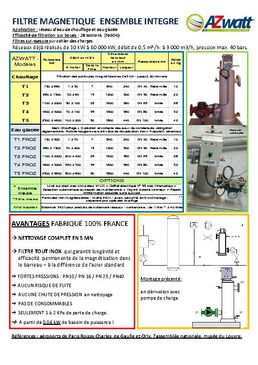 Filtres anti-boues magnétiques